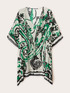 Poncho in georgette fantasia paisley image number 4