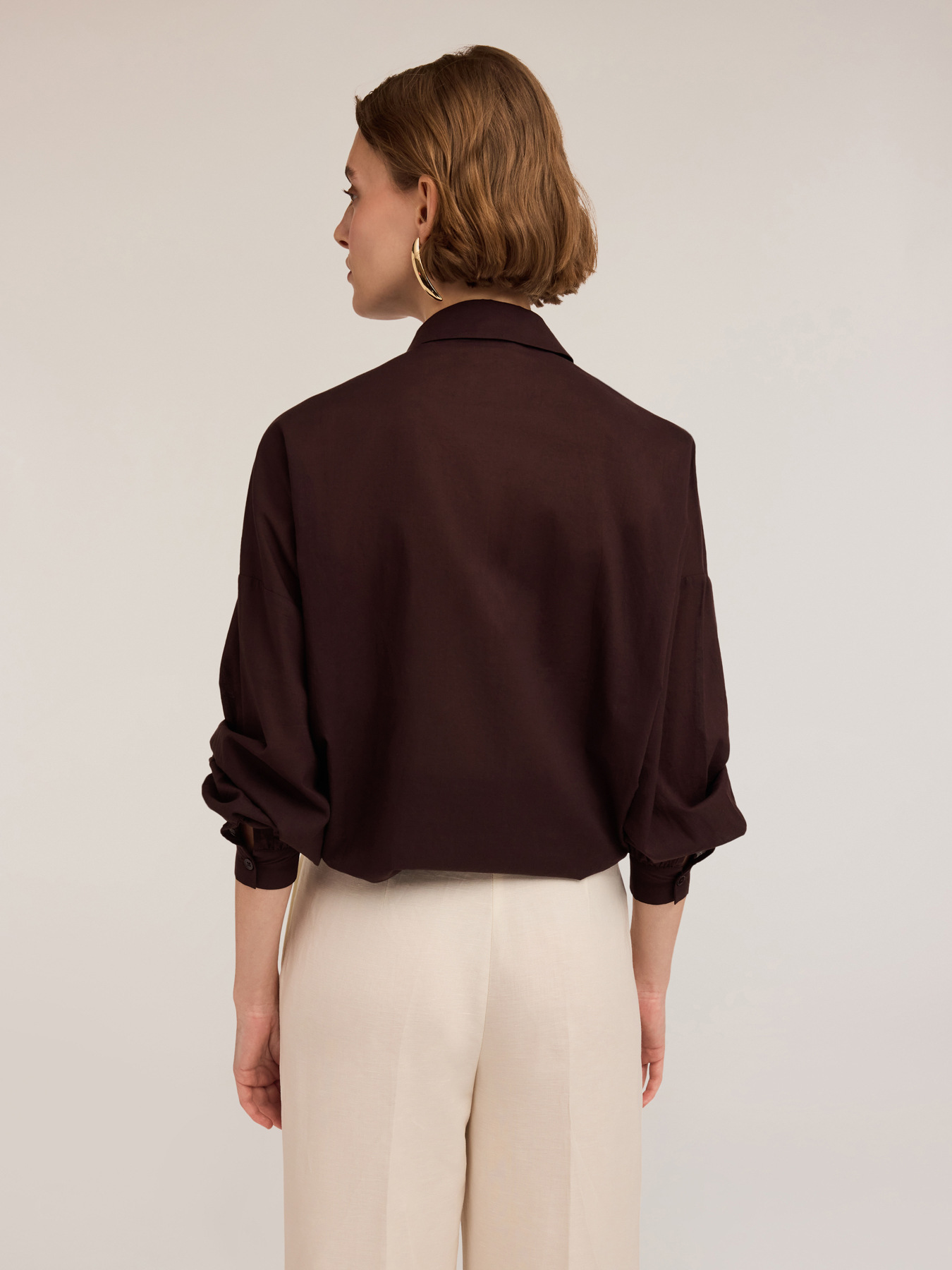 Chemise oversize avec poches image number 1