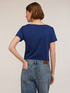 Camiseta con escote bordado image number 1