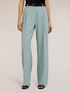 Palazzo trousers with pleats image number 2