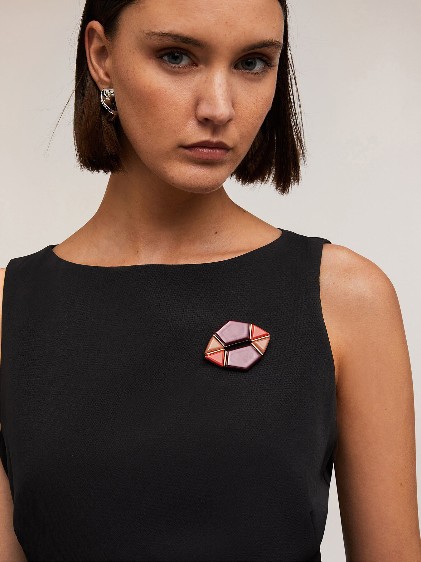 Retro-Brosche Barbieri-Kollektion image number 4