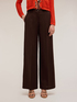 Wide leg linen blend trousers image number 2