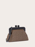 Borsa clutch effetto stuoia image number 3