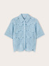 Macram&eacute; lace shirt image number 4
