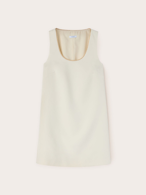 Vestito a tubino con dettaglio metal chain