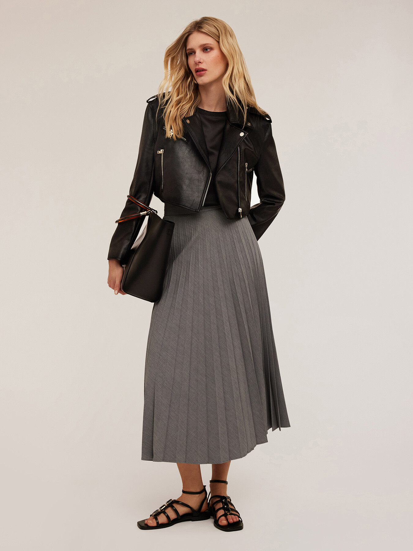 Jupe midi pliss&eacute;e image number 0