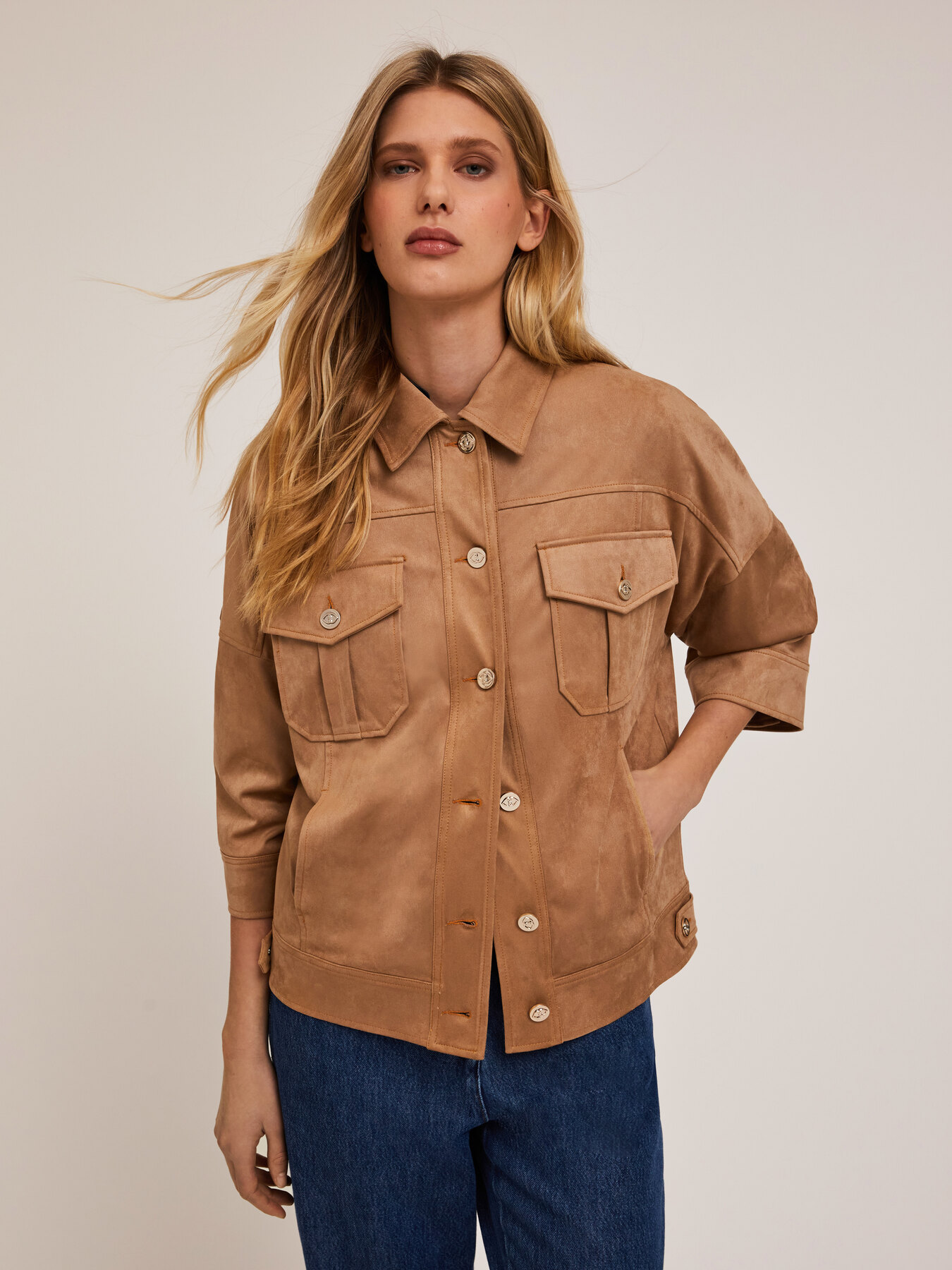 Giacca effetto velluto image number 2