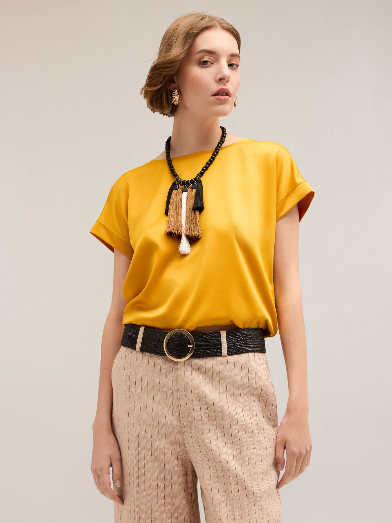 T-shirt bimaterica image number 2