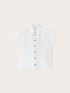 Short-sleeved linen shirt image number 4
