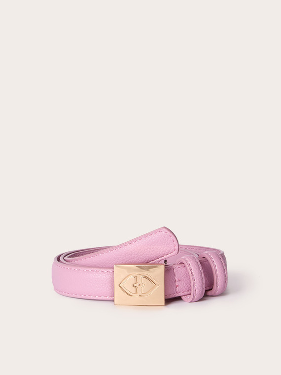 Cintura con placca metallica Double Love