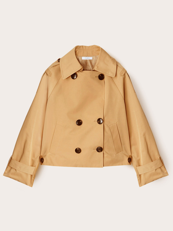 Trench corto doppiopetto