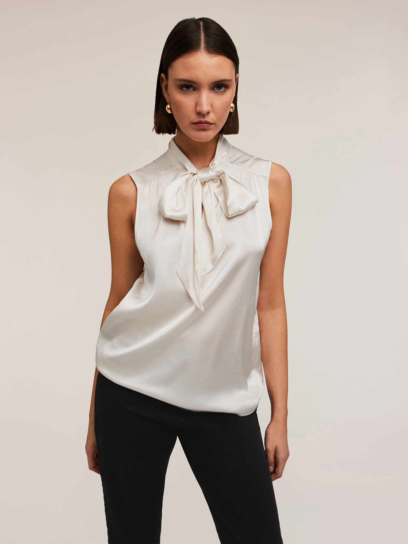 Top with satin bow image number 2