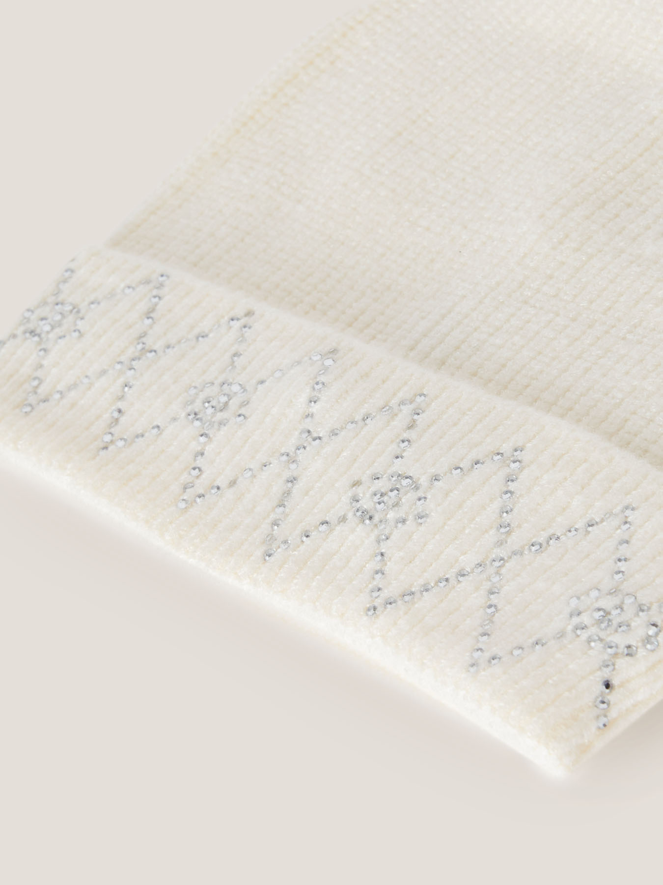 M&uuml;tze mit Mikro-Strass im Double Love Muster image number 2