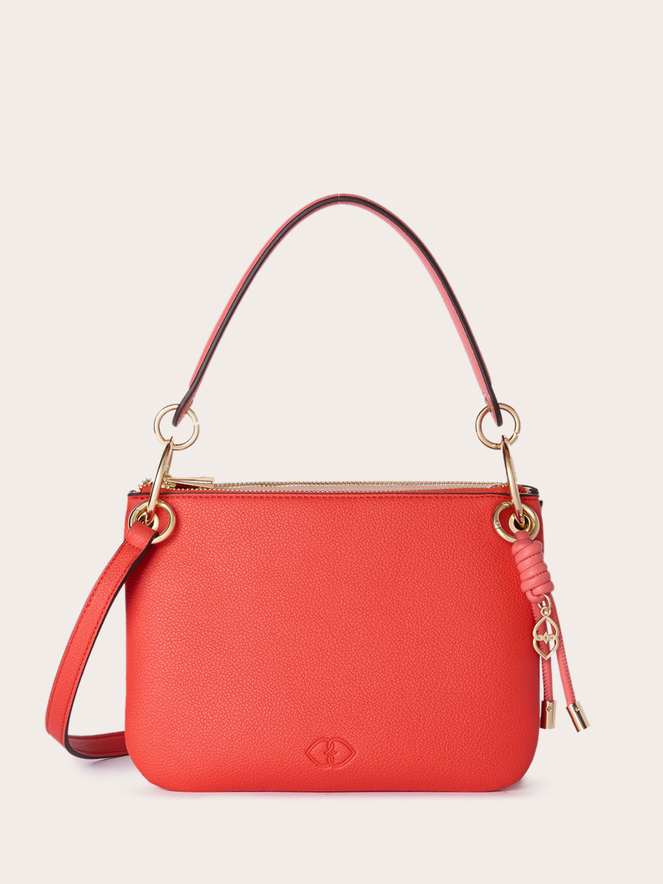 Borsa twins in tessuto spalmato image number 1