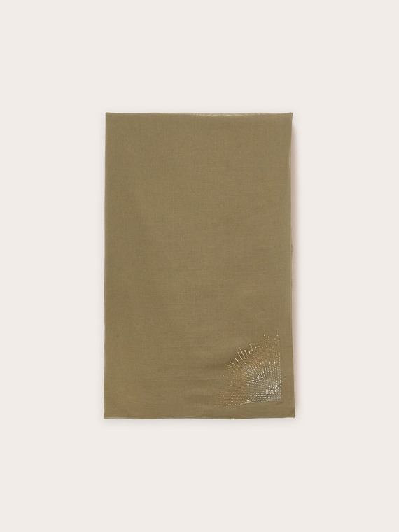 Stola misto modal con cristalli