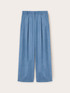 Lyocell palazzo trousers with pleating image number 3