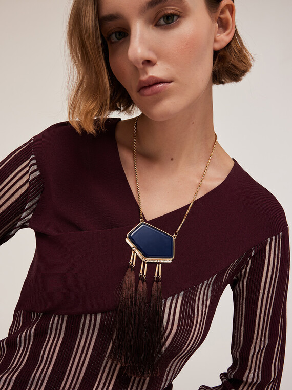 Collana con pendente e nappe Collezione Barbieri