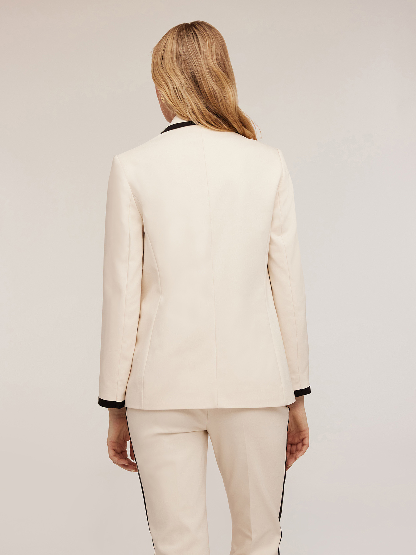 Blazer &agrave; double boutonnage avec bords image number 1