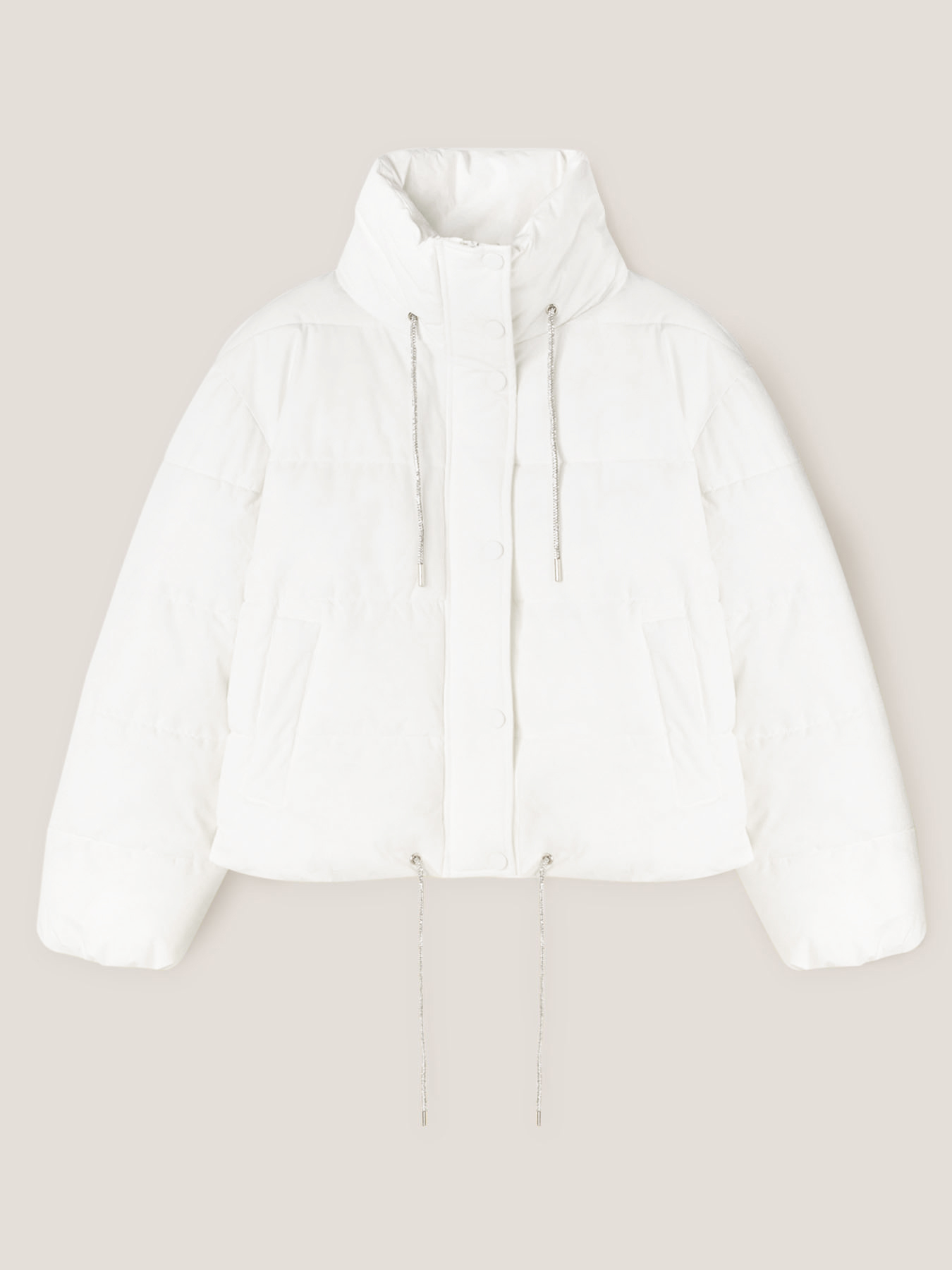 Gef&uuml;tterte Blousonjacke mit Schmucktunnelzug image number 3