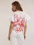 Baumwollbluse mit Blumendruck image number 1