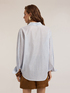 Loose-fit shirt with lurex stripes image number 1