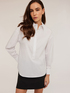 Blusa con colletto in popeline image number 0