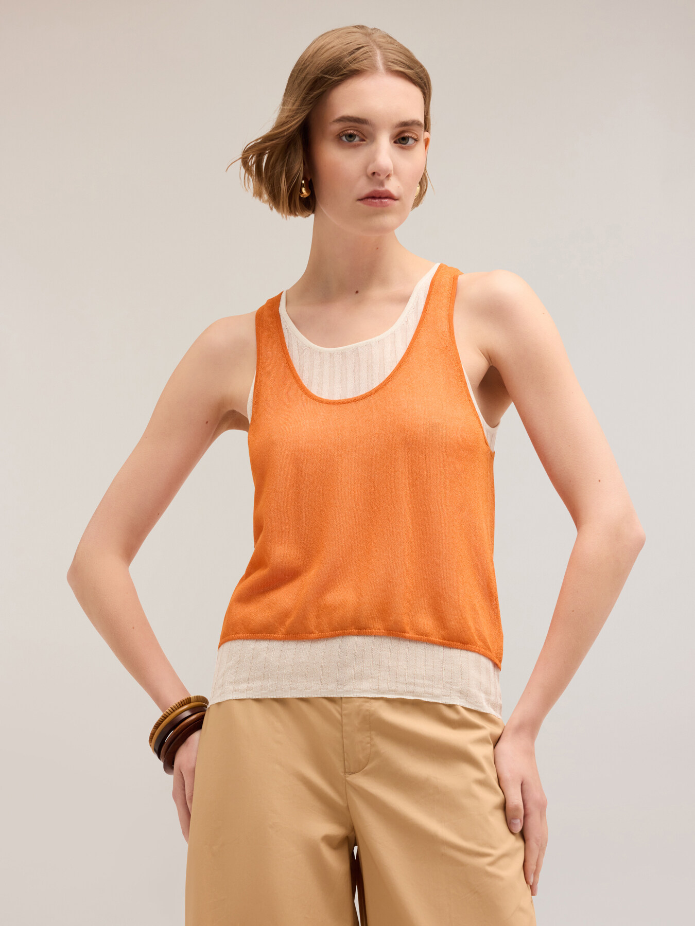 Jersey-Oberteil mit Rippentop image number 3