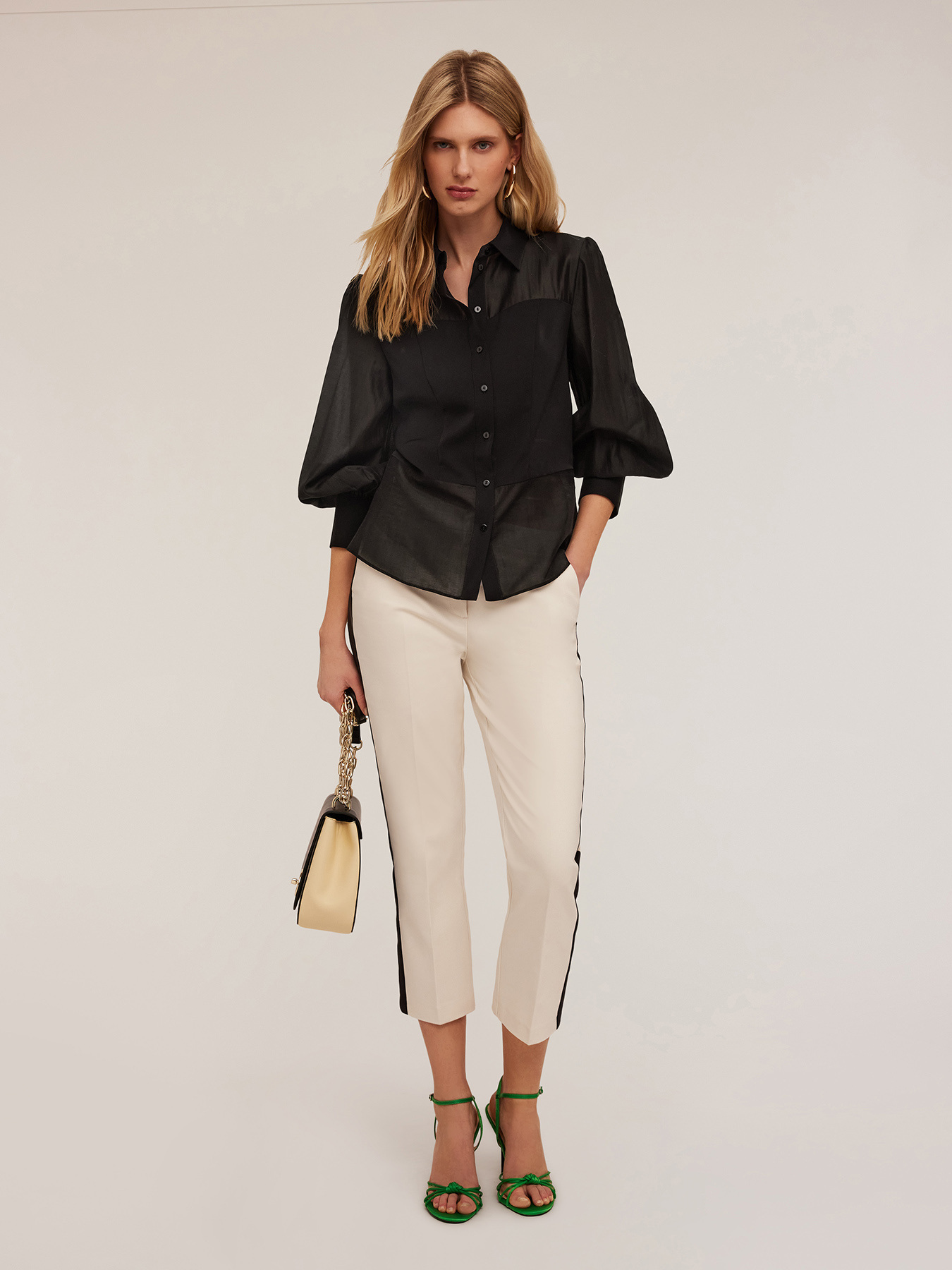 Chemise avec insert en forme de corsage image number 0