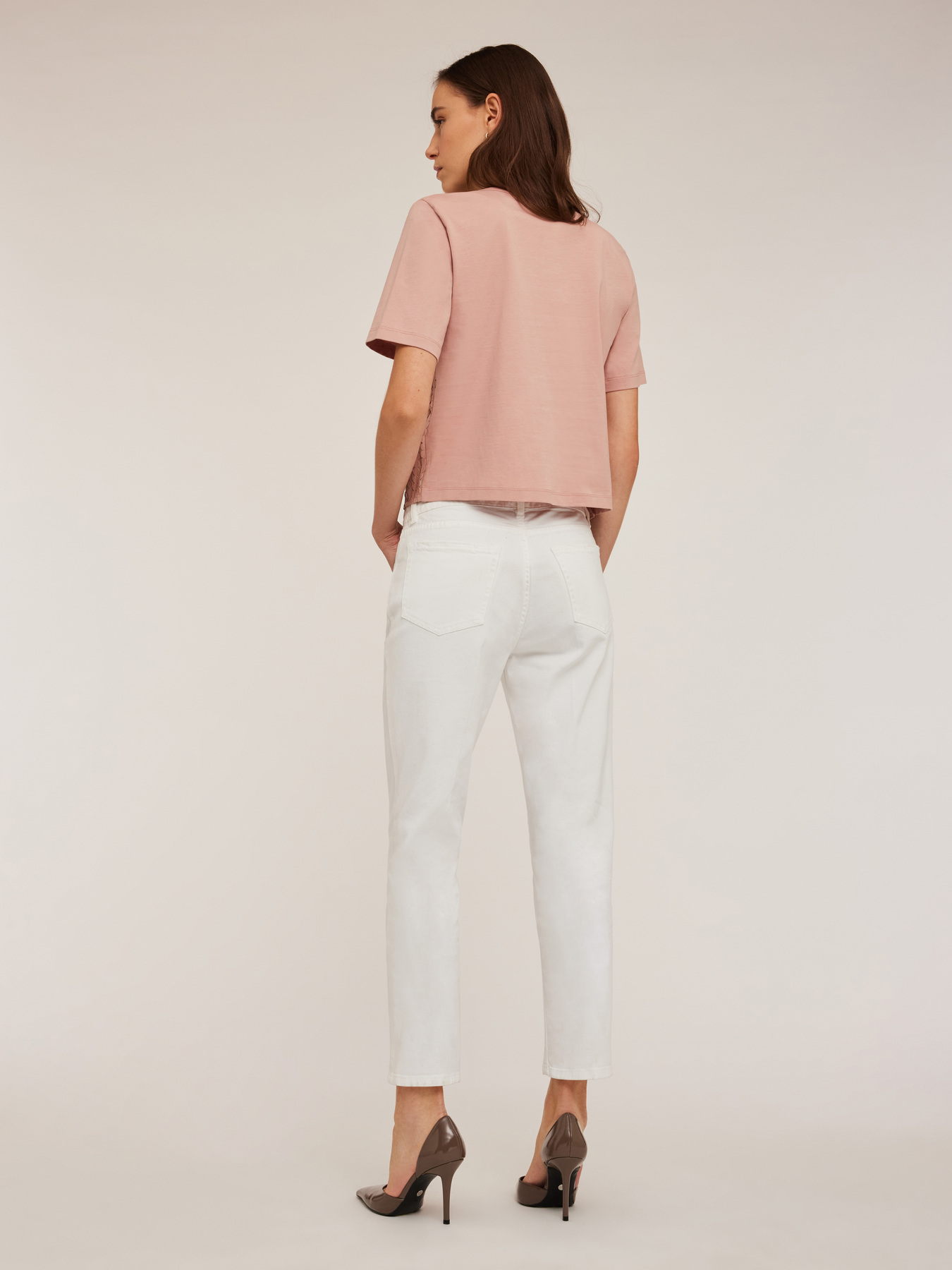 Pantaloni cu cinci buzunare din drill image number 1