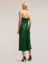 Satin midi dress image number 1