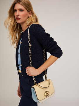 Small coated fabric bag