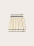 Knit pleated skirt image number 4