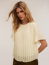 Pleated georgette blouse image number 3