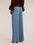 Lyocell palazzo trousers with pleating image number 1