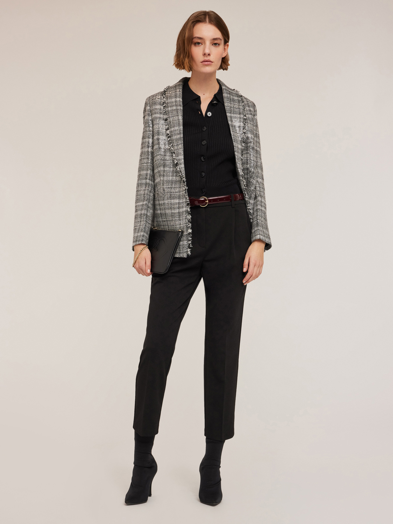 Regular-Hose aus Kreppstoff image number 0