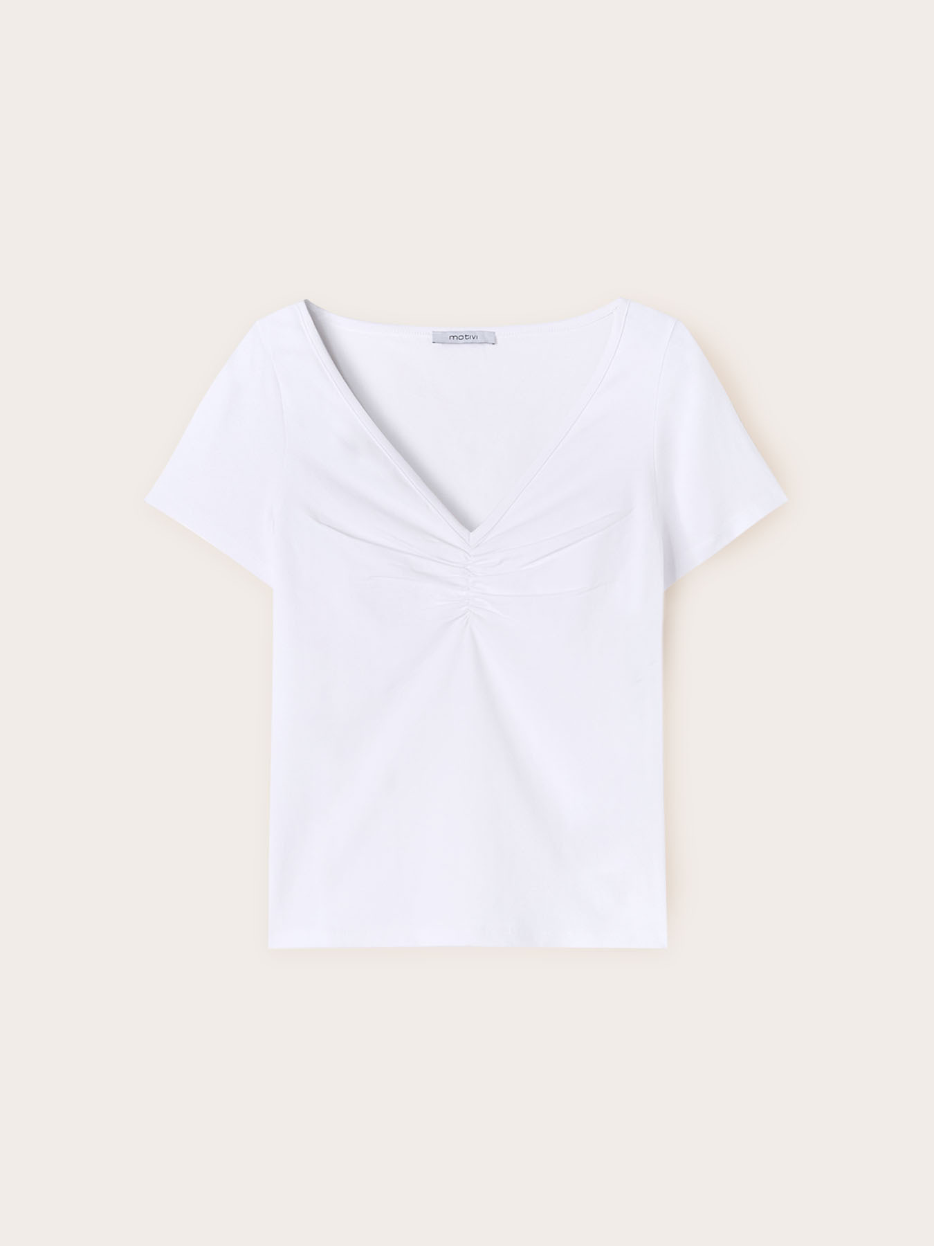 Camiseta con frunces image number 4