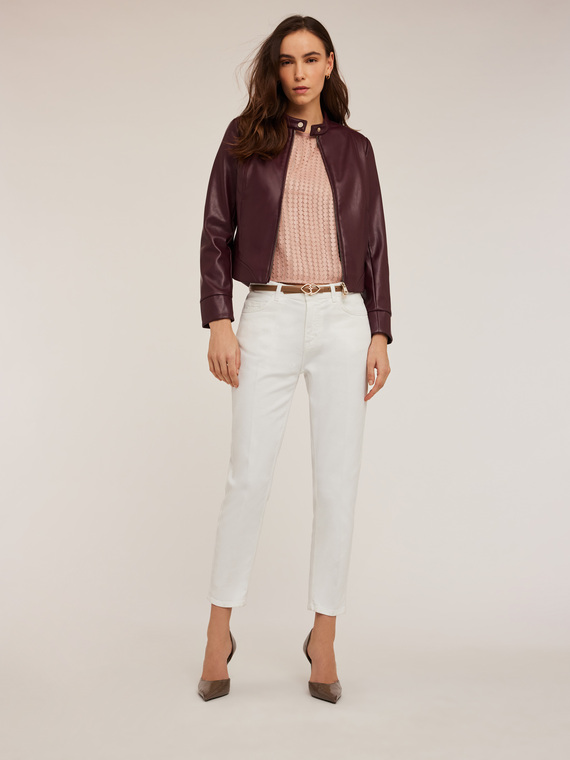 Pantaloni cu cinci buzunare din drill