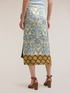 Ethnic print pareo skirt image number 1
