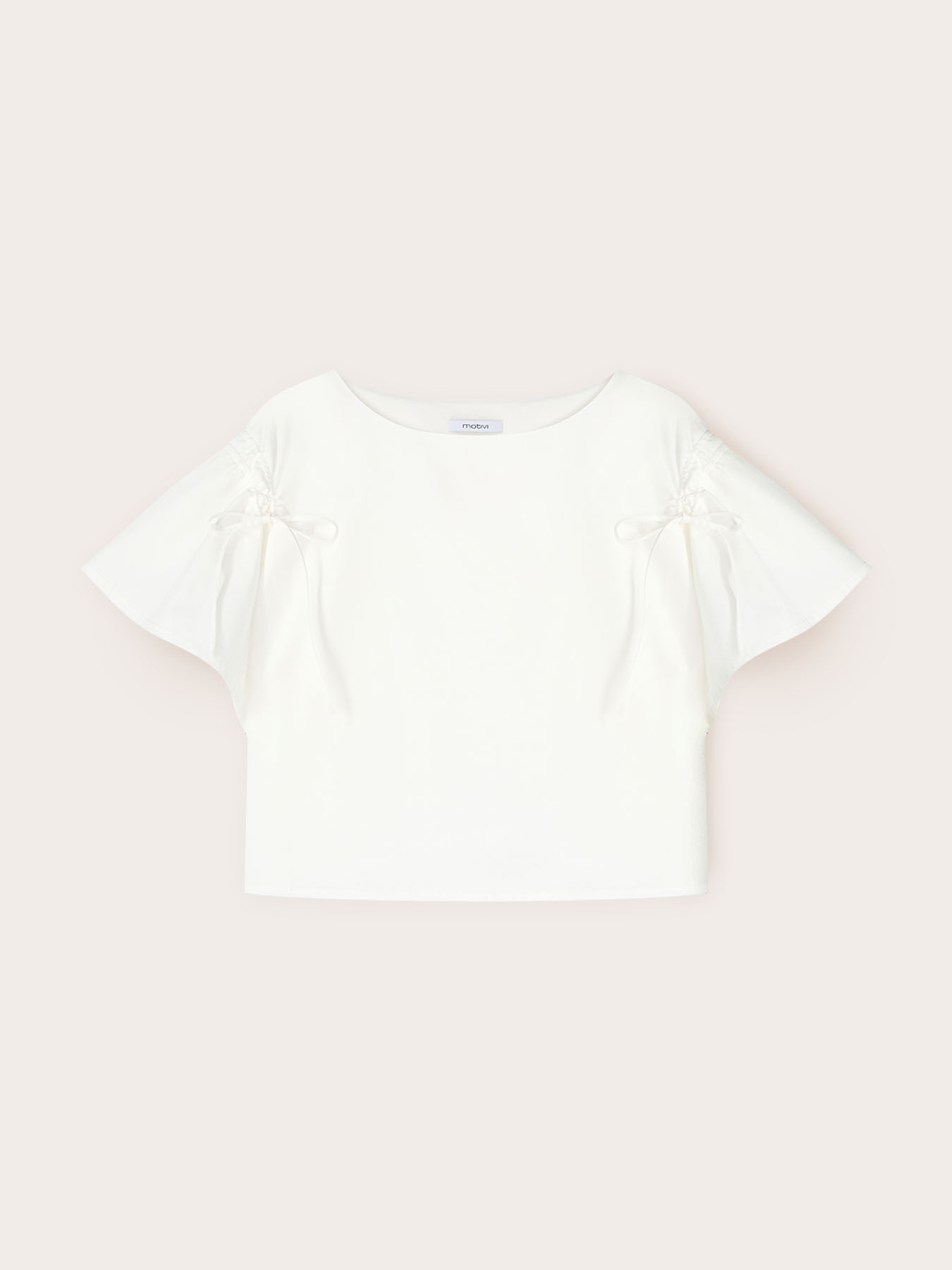 Blusa con coulisse sulle maniche image number 4