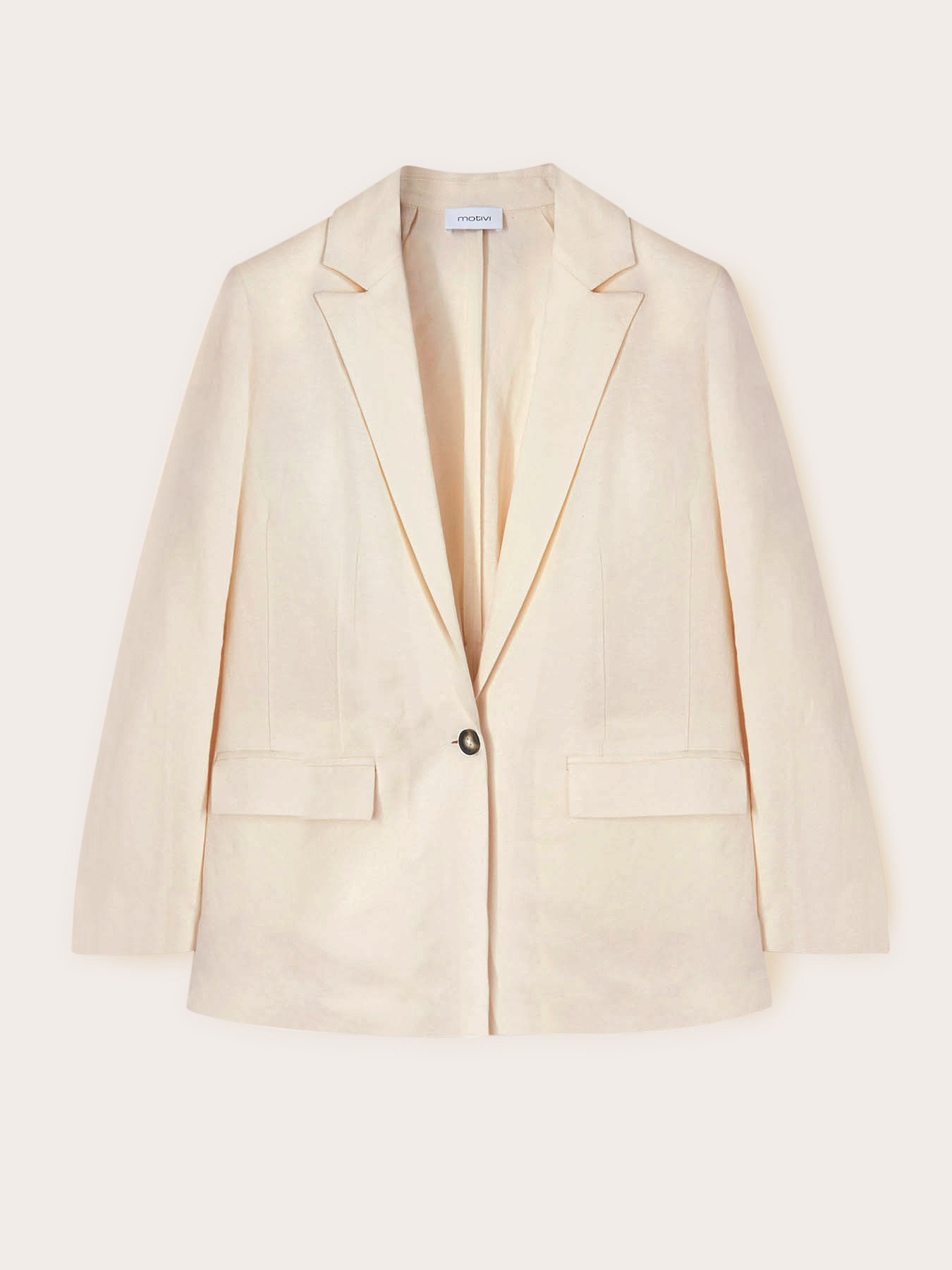 Blazer de botonadura simple con martingala image number 4