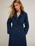 Trenchcoat aus Denim mit Leinenmischung image number 2