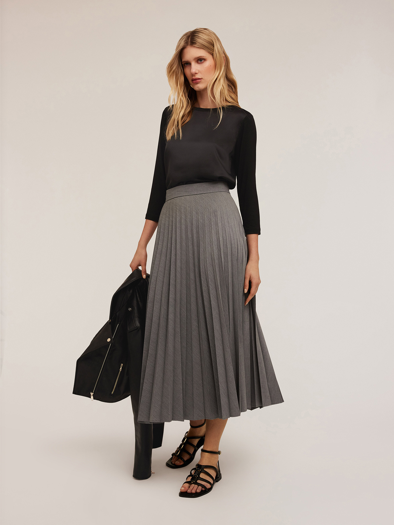 Camiseta basic bimaterial image number 0