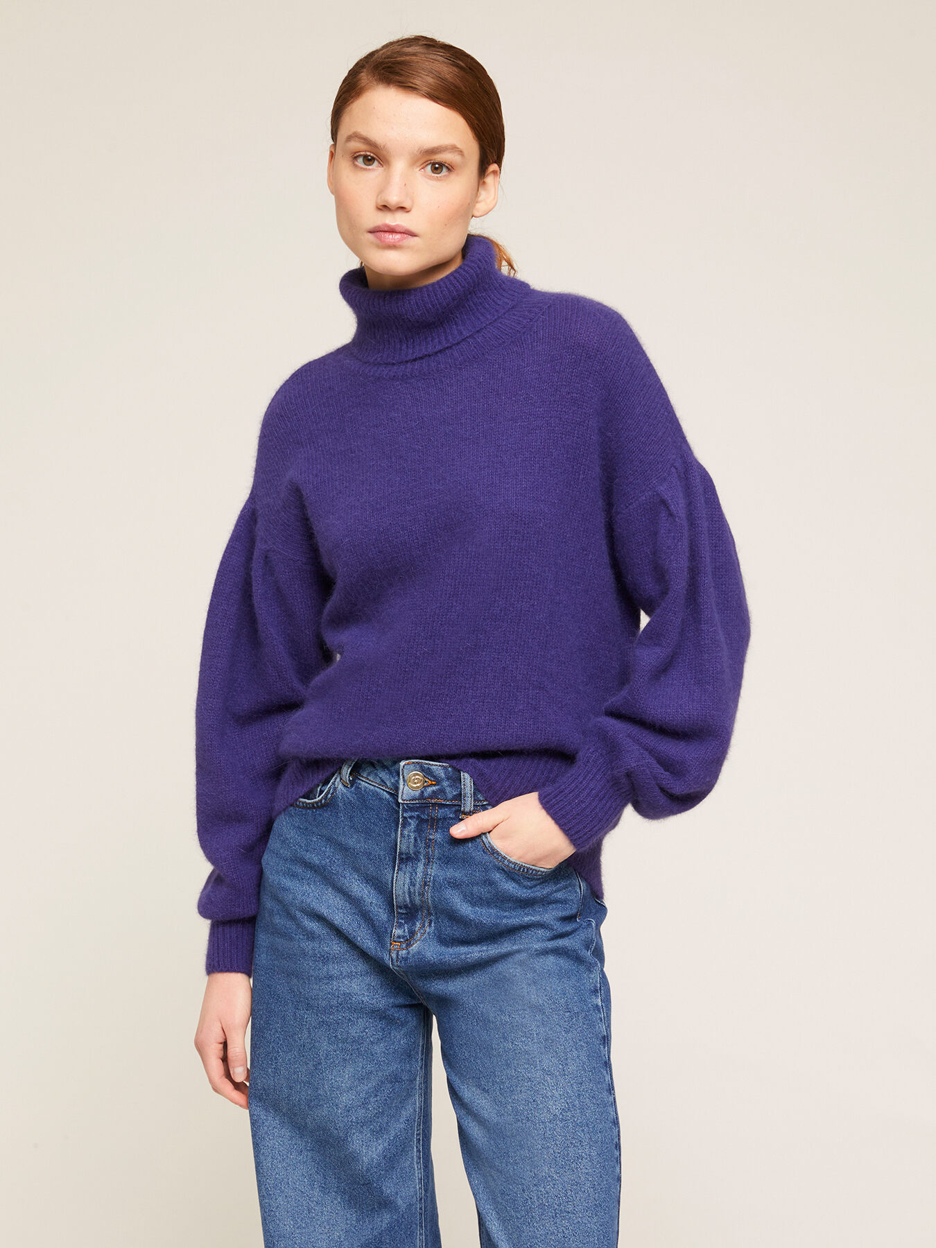 Rollkragenpullover aus Angoragemisch image number 0