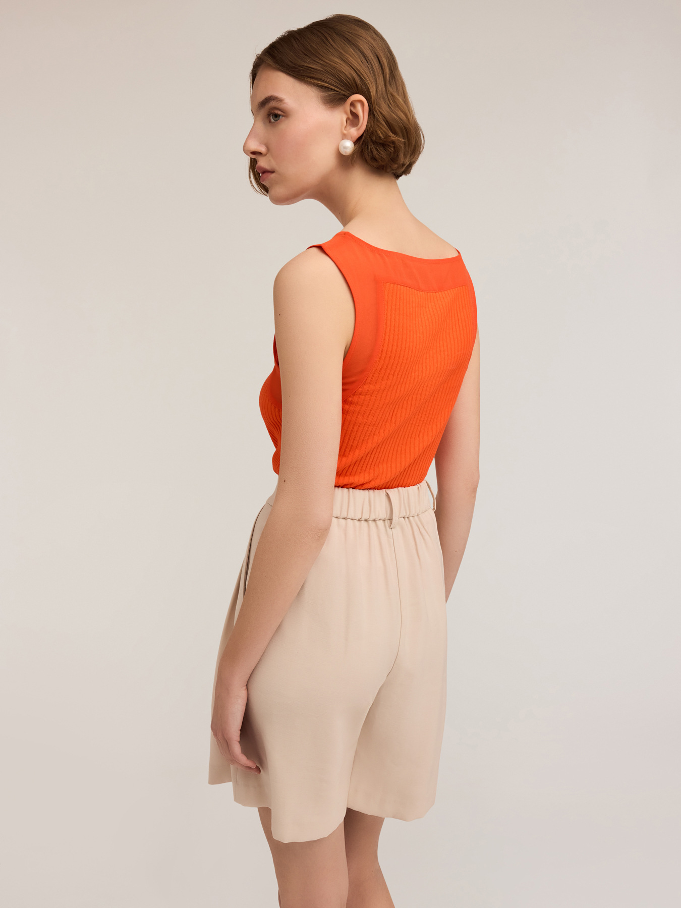 Top mit Bord&uuml;ren aus Georgette image number 1