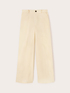 Wide leg cotton trousers image number 3