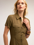 Lyocell blend shirt dress image number 3