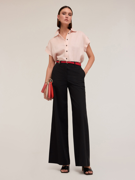 Pantaloni palazzo in cotone