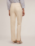 Trousers with piping and slit at the hem image number 1