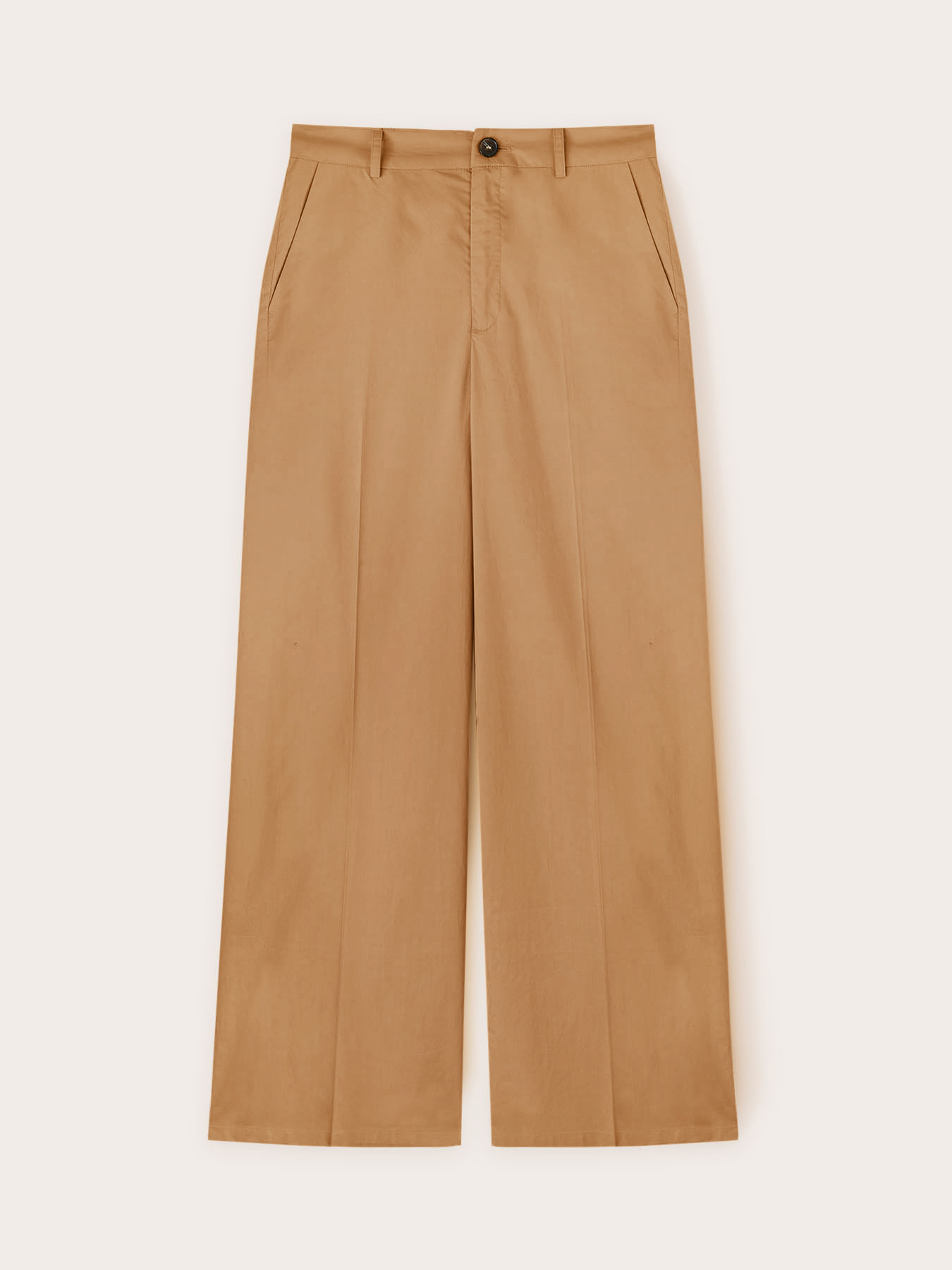 Pantaloni wide leg in cotone image number 3