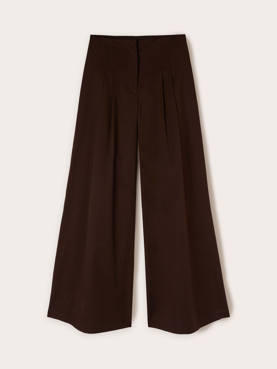 Cotton palazzo trousers